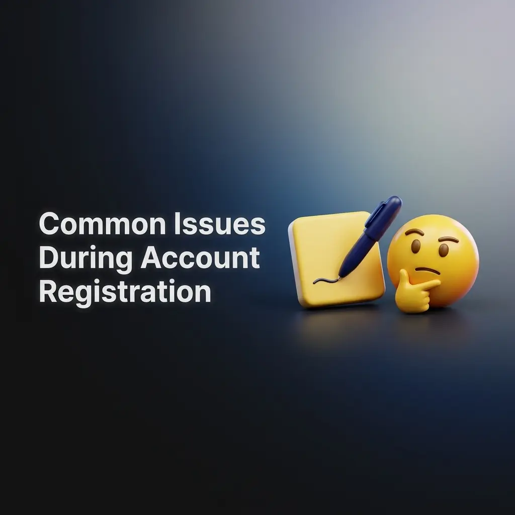 Common account registration issues and solutions including verification code, email errors, form submission, and account suspension fixes