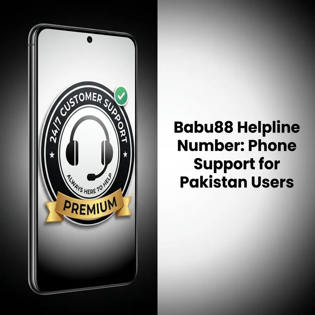 Babu88 helpline phone support for Pakistan users showing contact details and tips for faster service