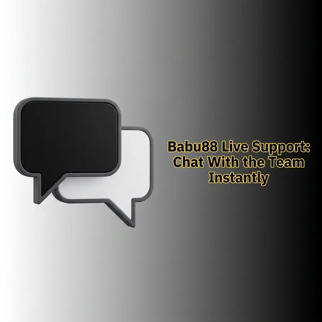 Babu88 live support chat interface available 24/7 for instant help with account, deposits, and bonuses