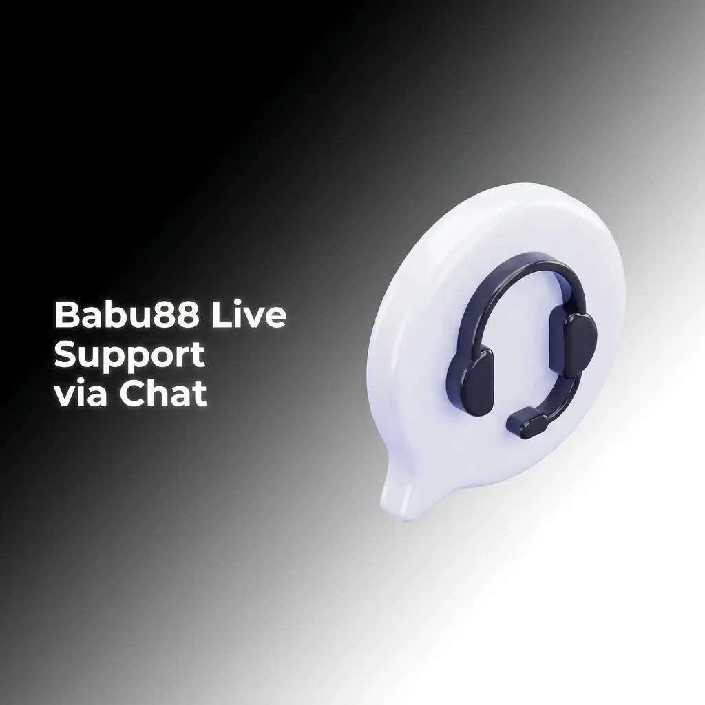 Babu88 live support chat interface available 24/7 for login, deposits, bonuses, and account help