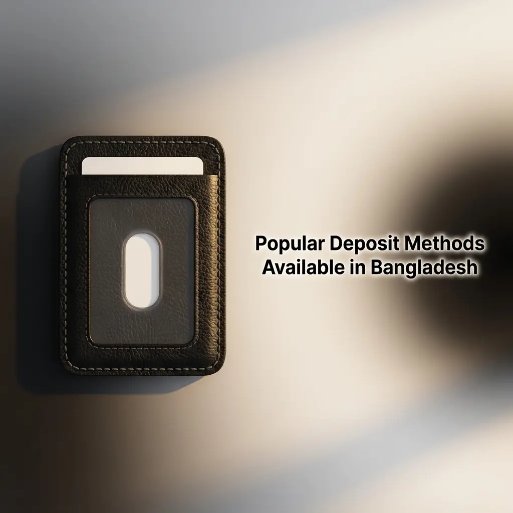 Popular deposit methods in Bangladesh including bKash, Nagad, Rocket, UPay, Visa, Mastercard, and crypto options