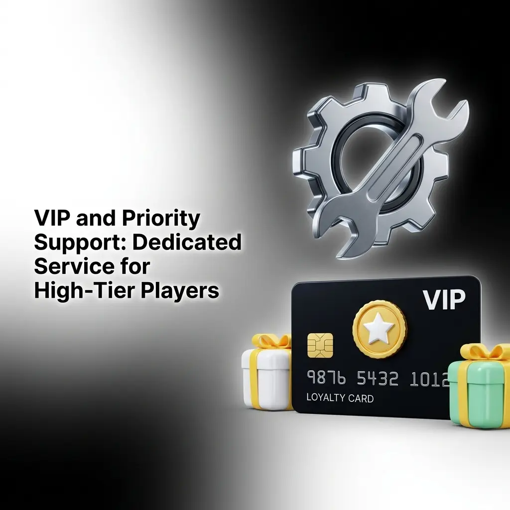 VIP and priority support service for high-tier casino players with dedicated account managers and fast response times