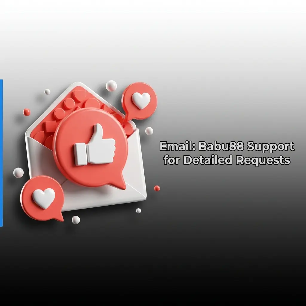 Babu88 email support for KYC, disputes, and formal requests with 24-hour response time
