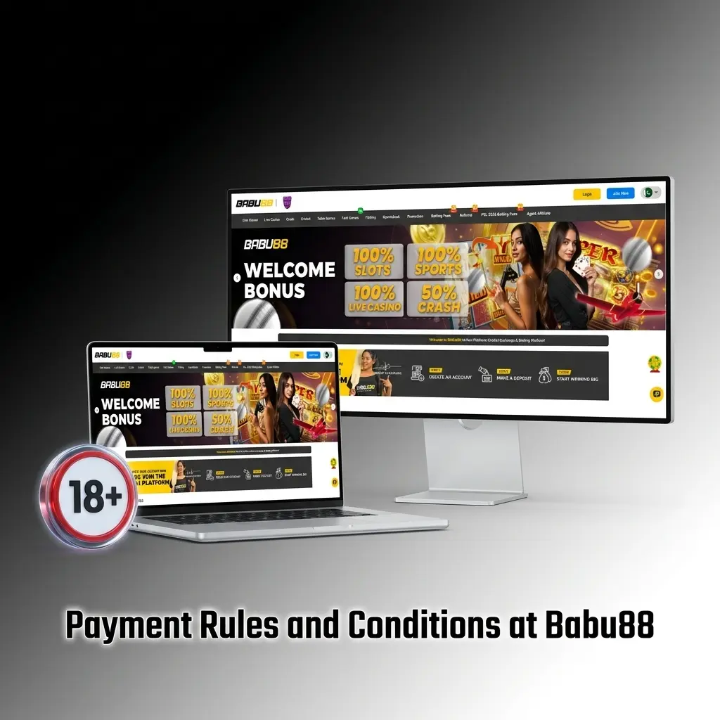 Babu88 payment rules covering verification, withdrawal conditions, bonus wagering, transaction limits, and accuracy requirements