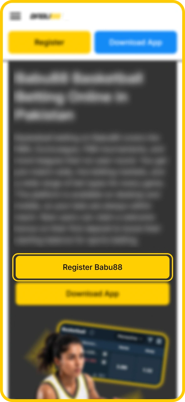 Complete your secure user account registration on Babu88 official.