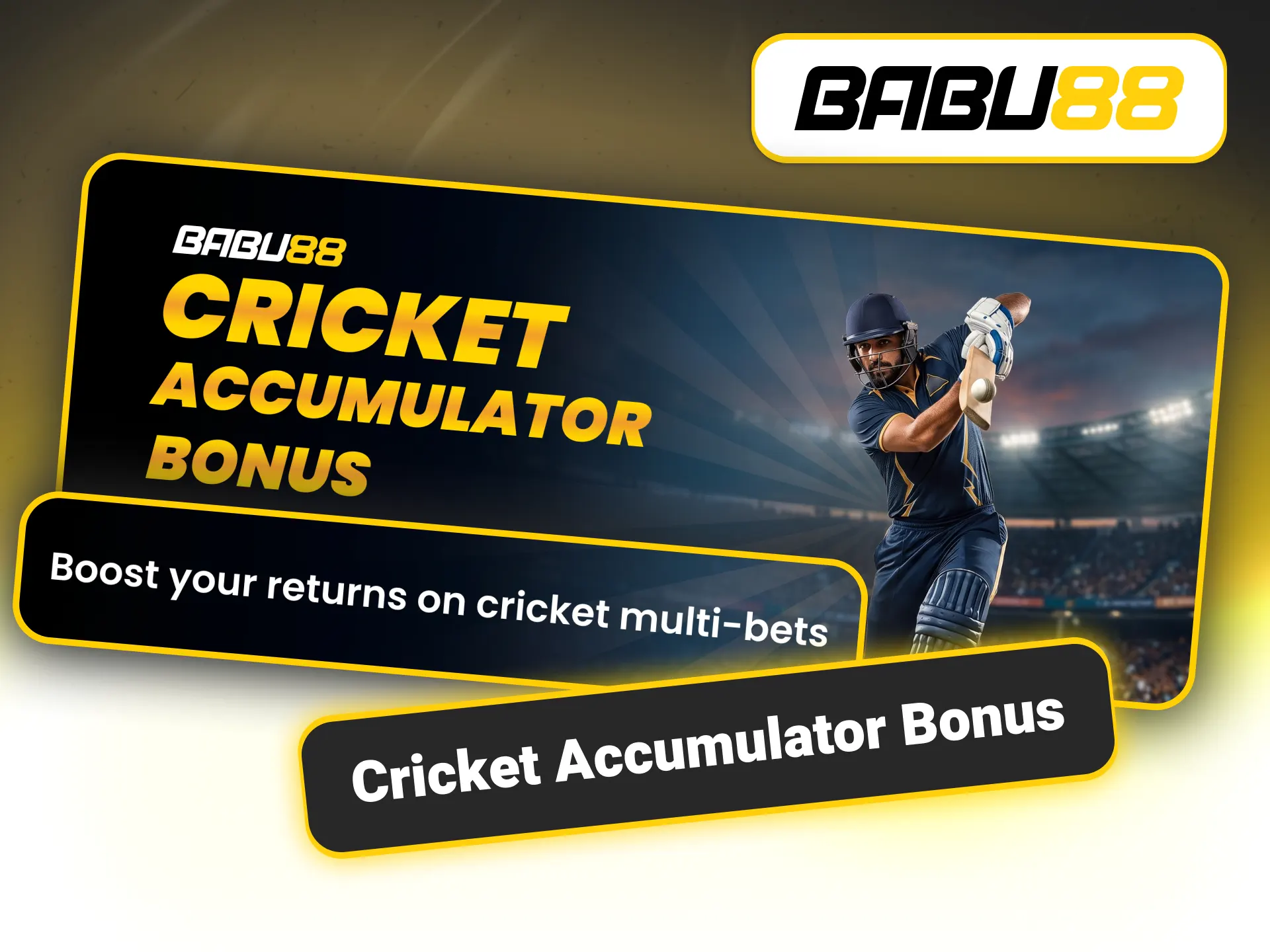 Boost multiple selection sports wagers with Babu88 official promotions.