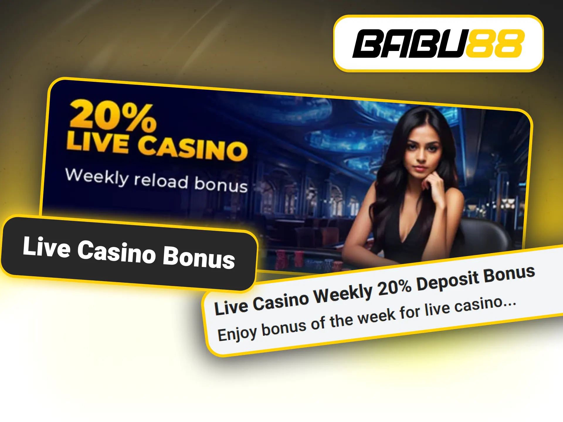 Enjoy real dealer table game promotions on Babu88 official.