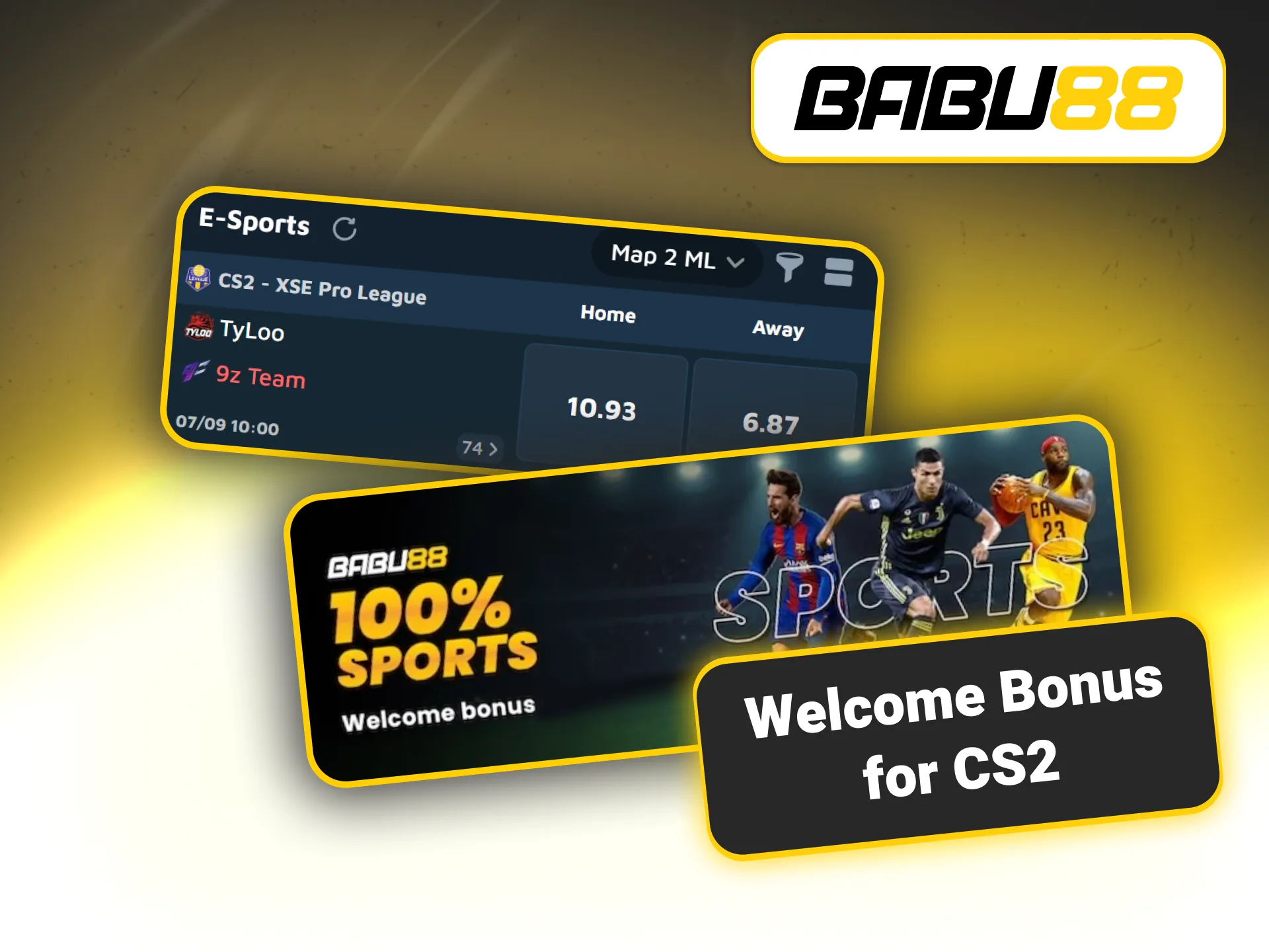 Claim promotional esports balance rewards at Babu88 official cashier.