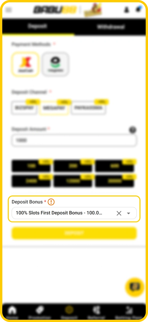 Select your active promotional sign up rewards at Babu88 official.