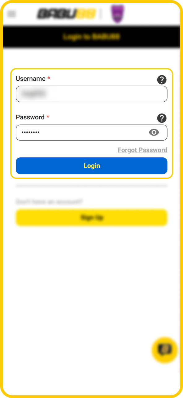 Sign in to your personal gaming profile on Babu88 official.