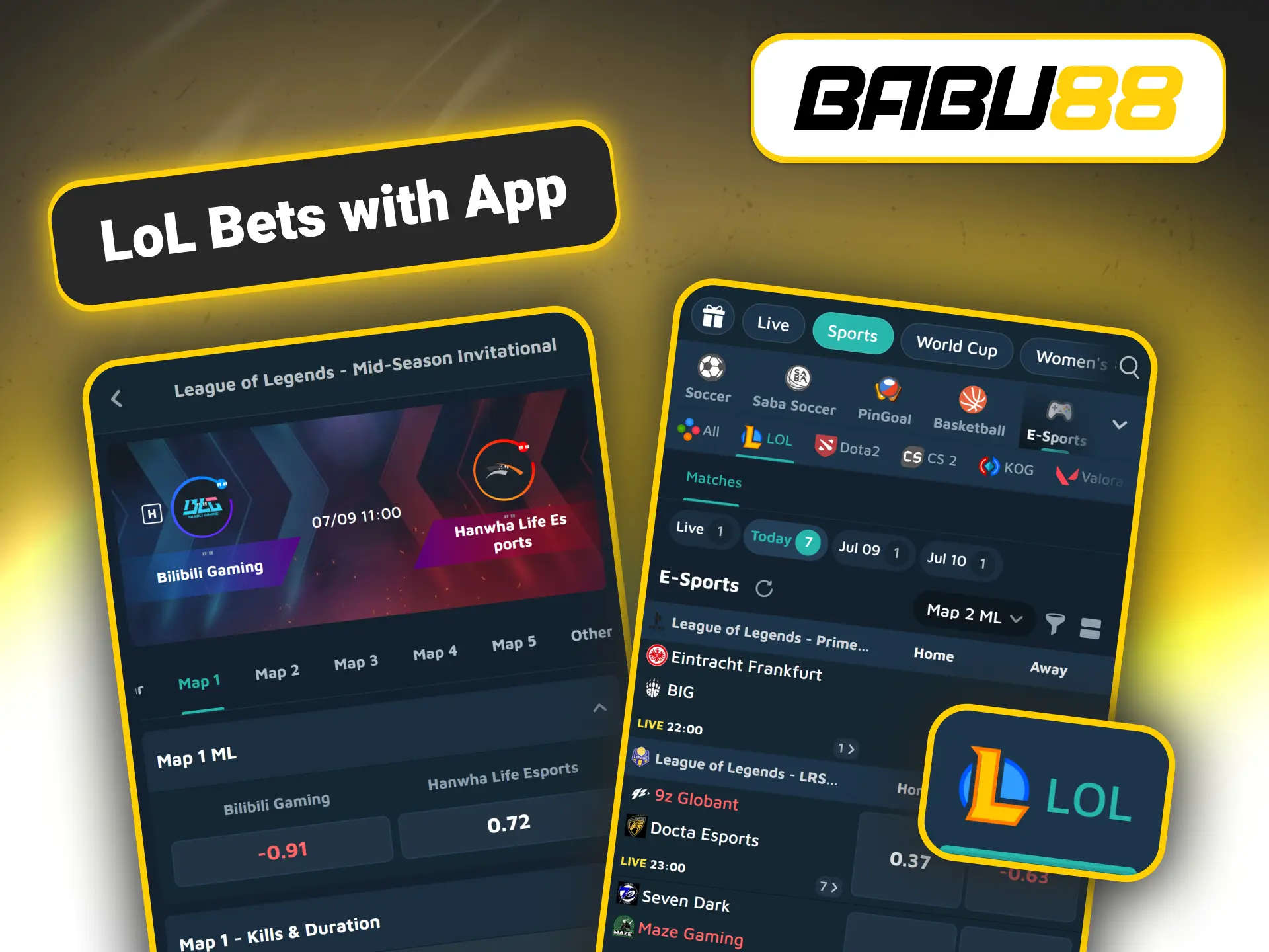 Access live multiplayer gaming markets via Babu88 official application.
