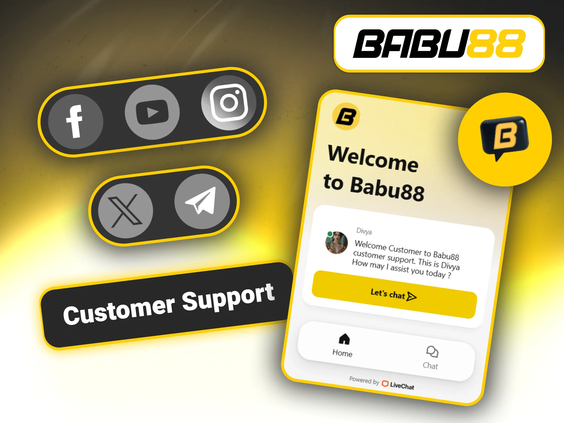 Contact the support team anytime through the Babu88 official channel.